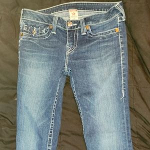 True Religion Becky Bootcut Jeans Size 30 Medium Wash